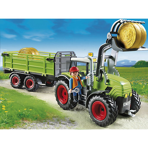 PLAYMOBIL 5121 Riesen-Traktor mit AnhÃ¤nger
