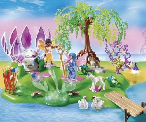 PLAYMOBIL 5444 Feeninsel mit magischer Edelsteinquelle