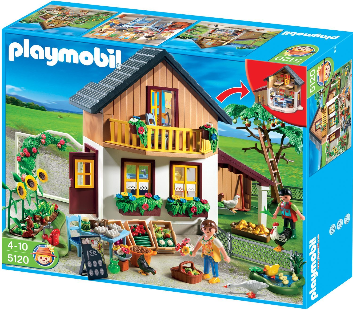 PLAYMOBIL® Bauernhaus mit Hofladen (5120)