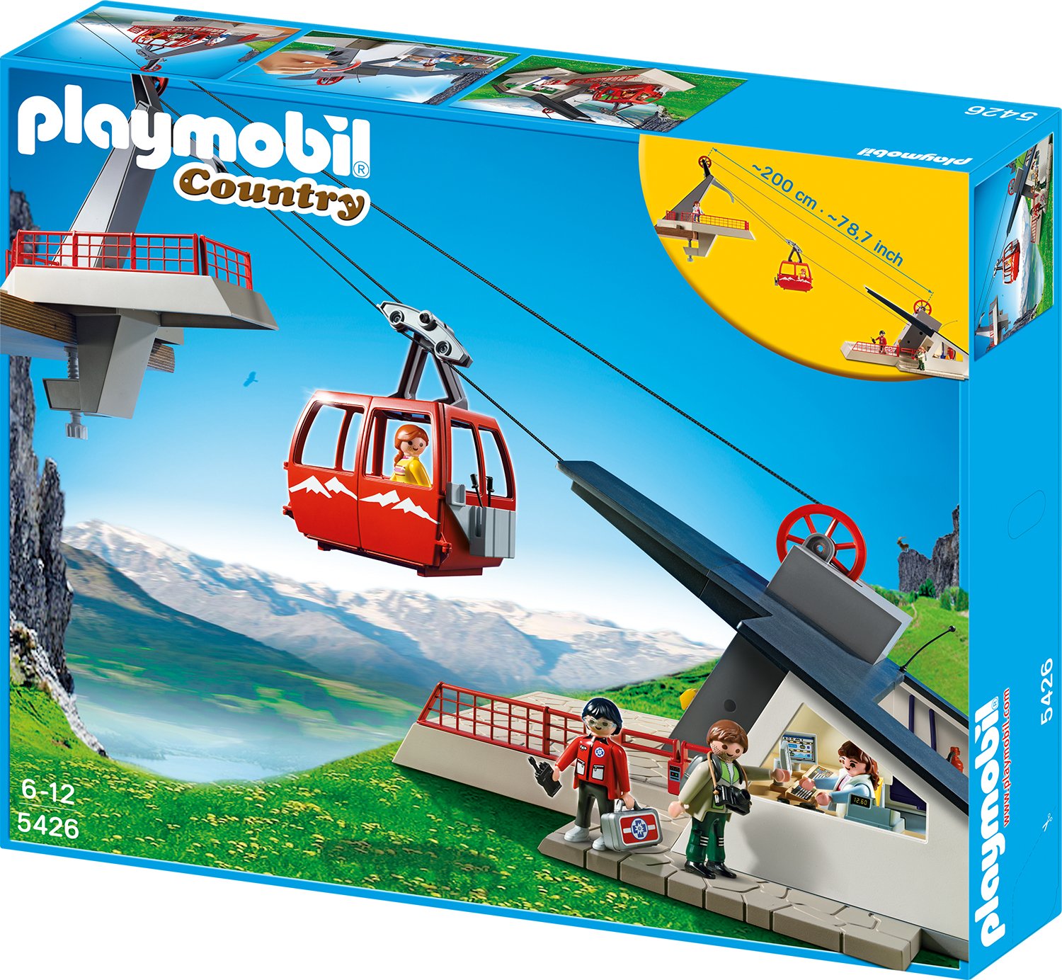 PLAYMOBIL® Seilbahn mit Bergstation (5426)