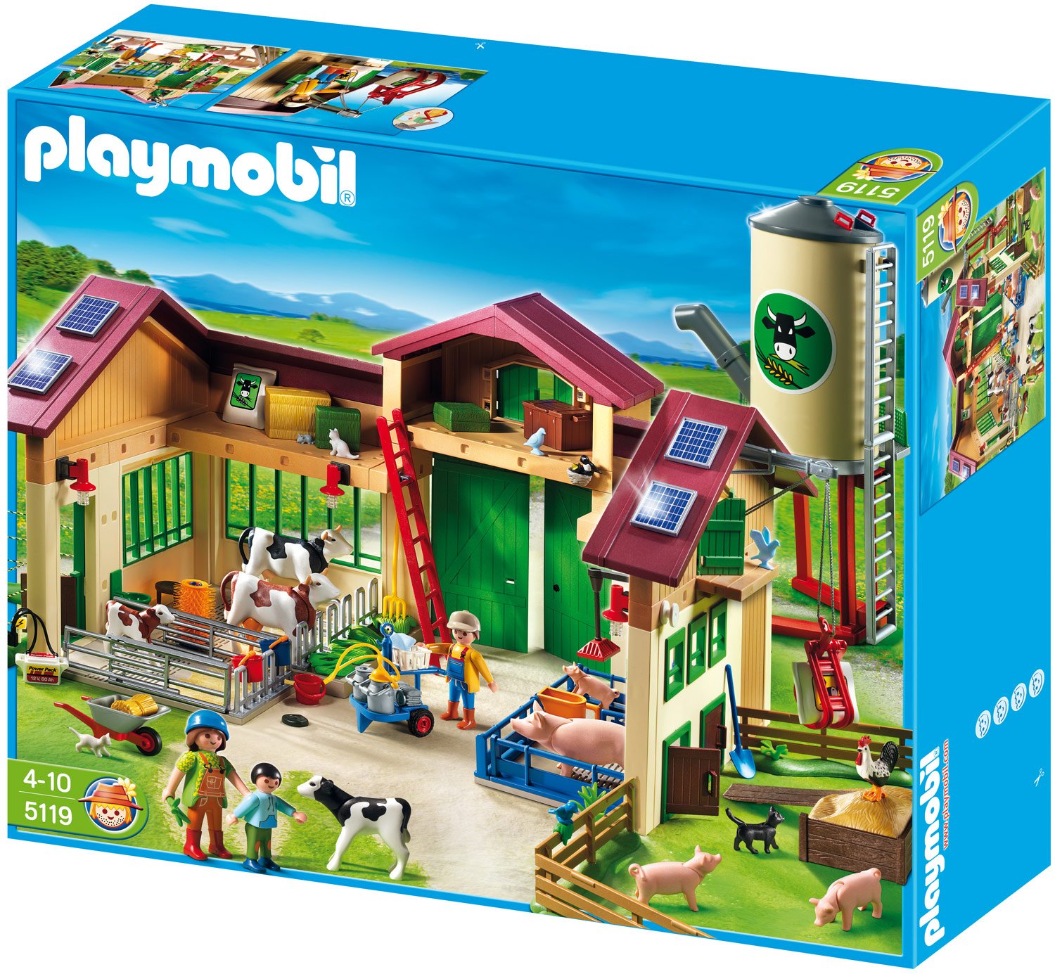 PLAYMOBIL® Neuer Bauernhof mit Silo (5119)