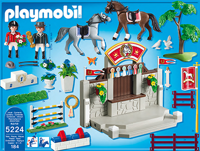 PLAYMOBIL ® Reitturnier (5224) Packungsrückseite