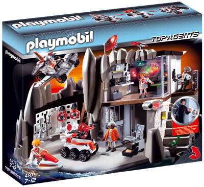 PLAYMOBIL® Agenten-Hauptquartier mit Alarmanlage (4875)