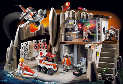 PLAYMOBIL® Agenten-Hauptquartier mit Alarmanlage (4875) Titelansicht