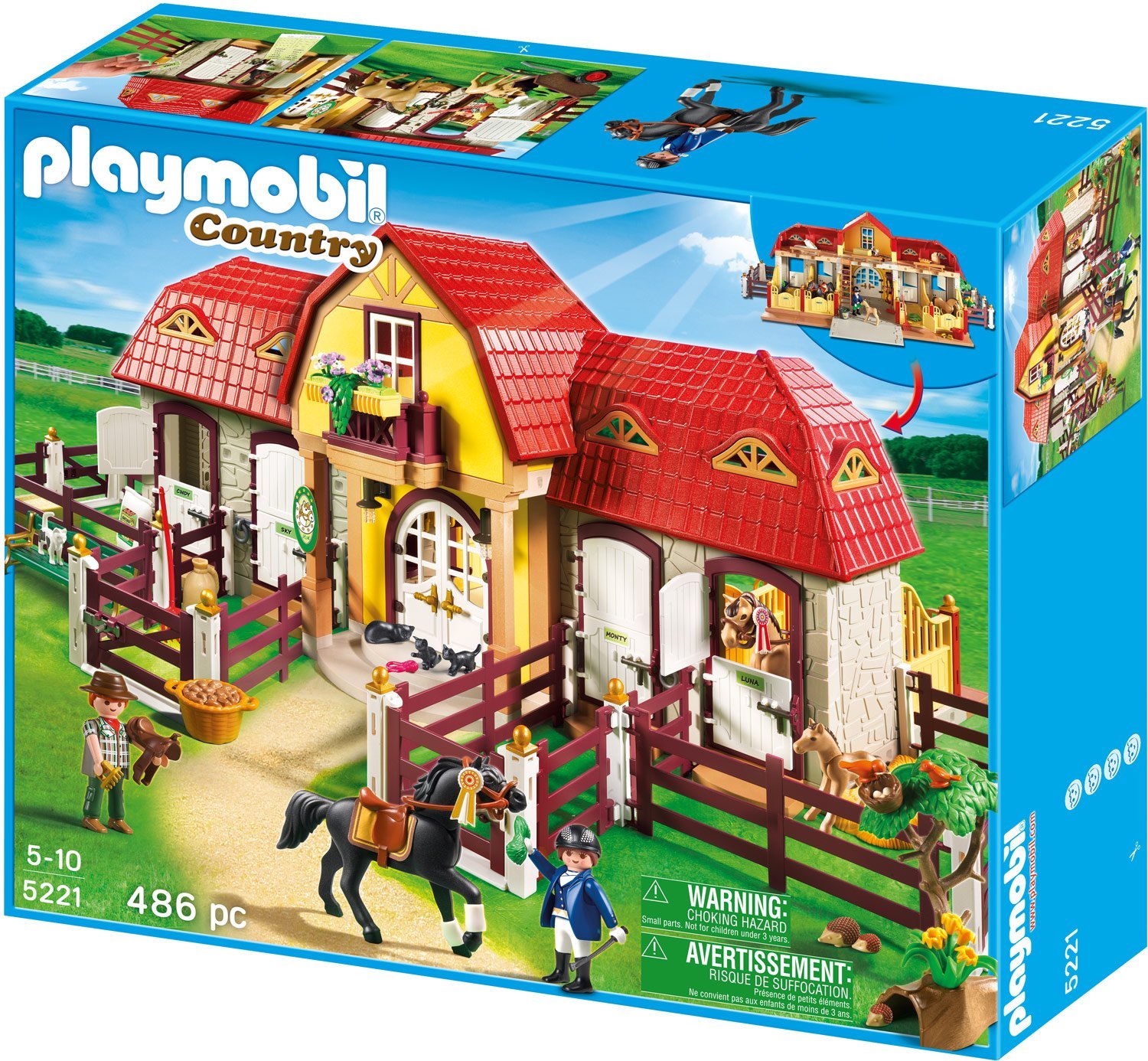 PLAYMOBIL® Großer Reiterhof mit Paddocks (5221)