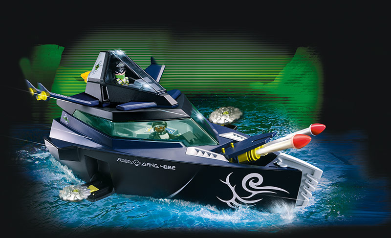 PLAYMOBIL® Robo-Gangster Turbokampfschiff (4882) Titelansicht